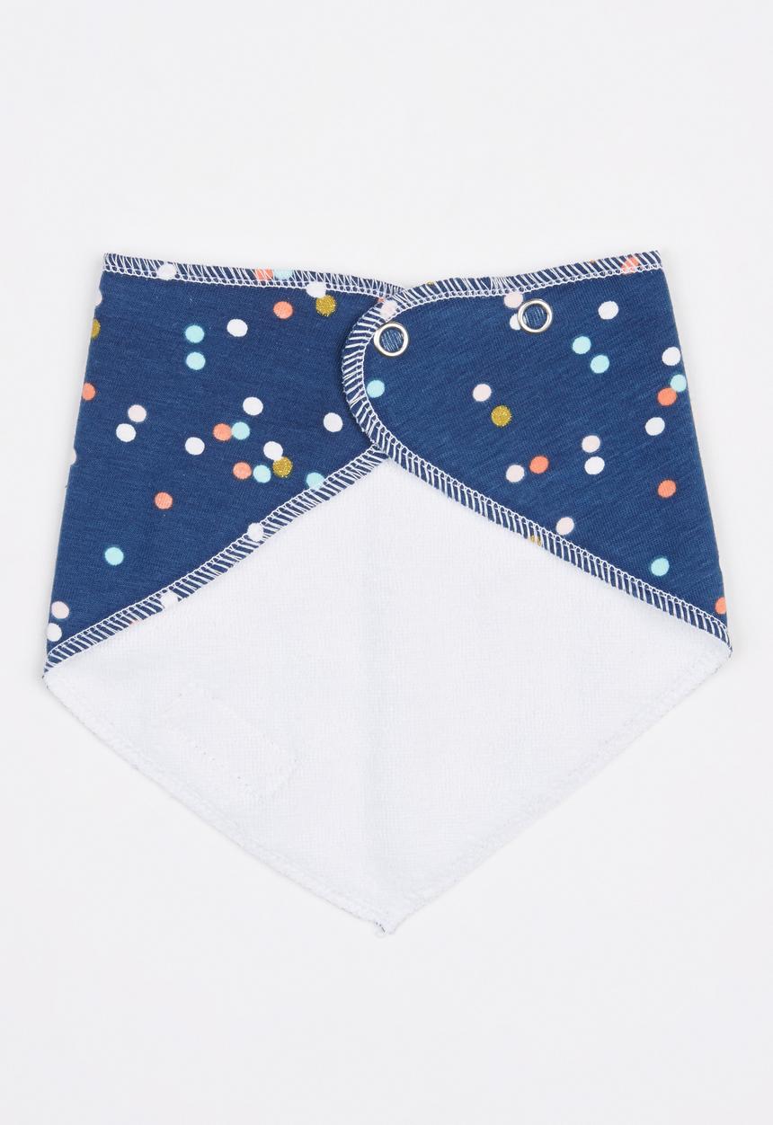 Pickalilly - Confetti Dots Bib Navy