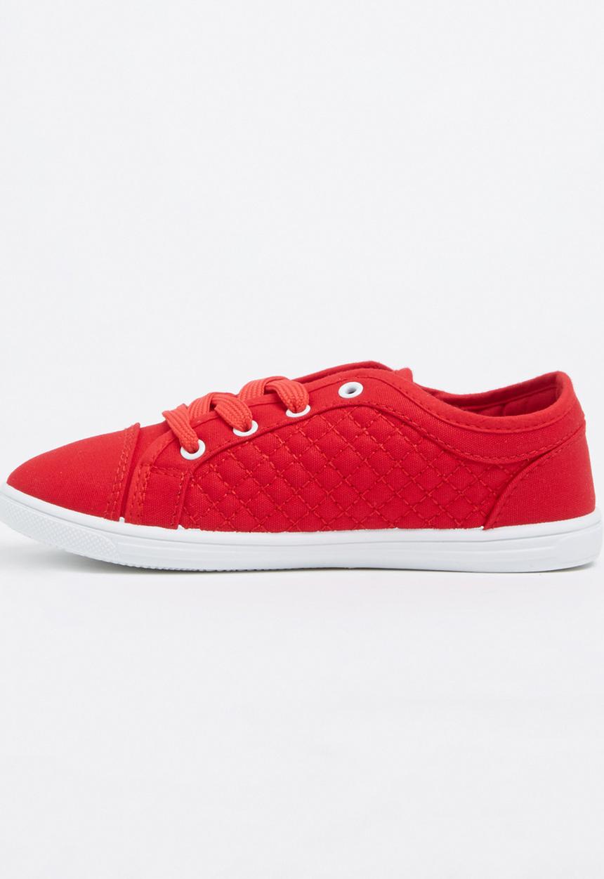 Pierre Cardin - Boys Lace up Trainer Red