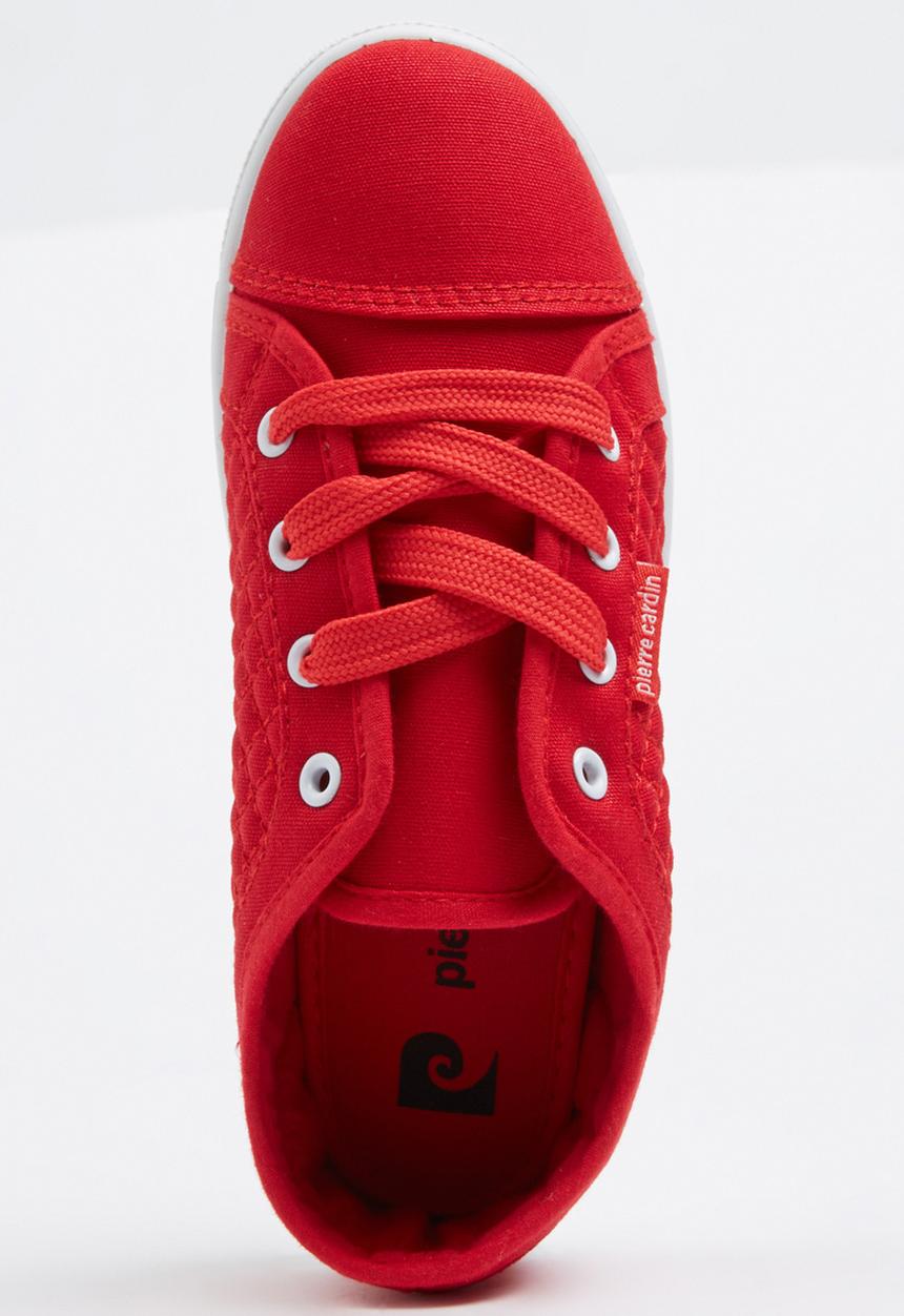 Pierre Cardin - Boys Lace up Trainer Red