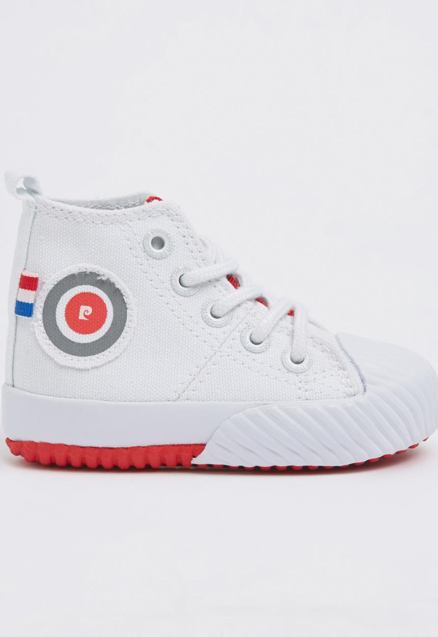 Pierre Cardin - Boys High Top Trainer White