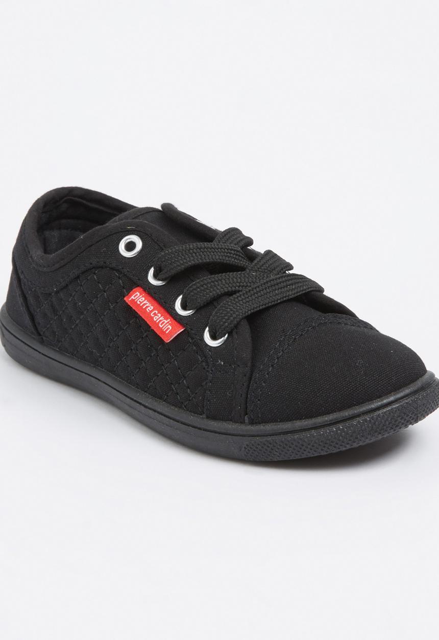 Pierre Cardin - Boys Lace up Trainer Black