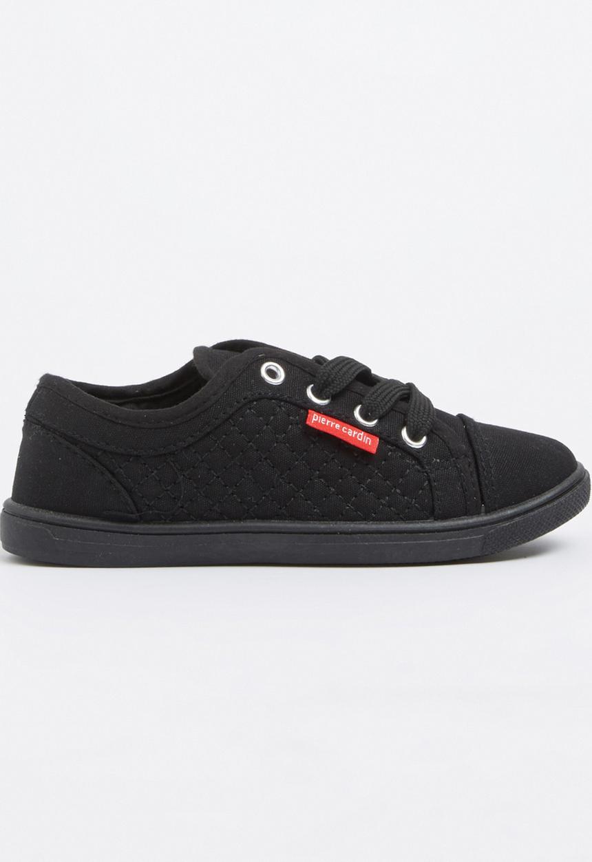 Pierre Cardin - Boys Lace up Trainer Black