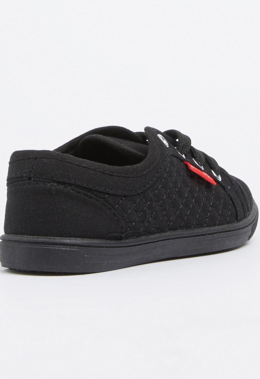 Pierre Cardin - Boys Lace up Trainer Black