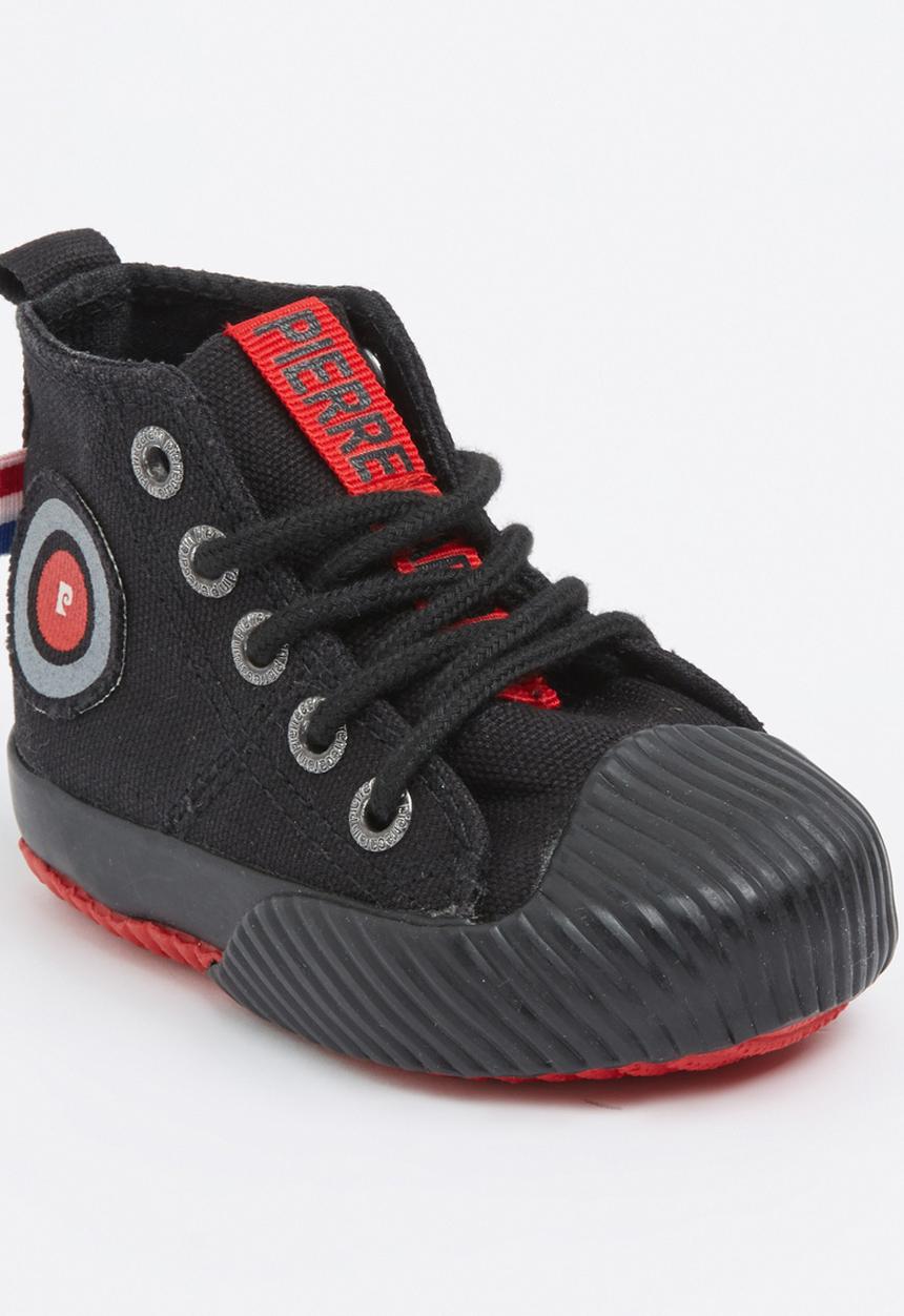 Pierre Cardin - Boys High Top Trainer Black