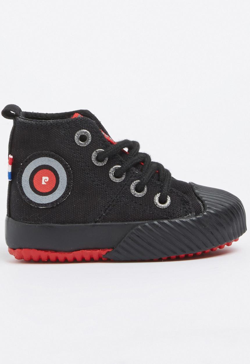 Pierre Cardin - Boys High Top Trainer Black