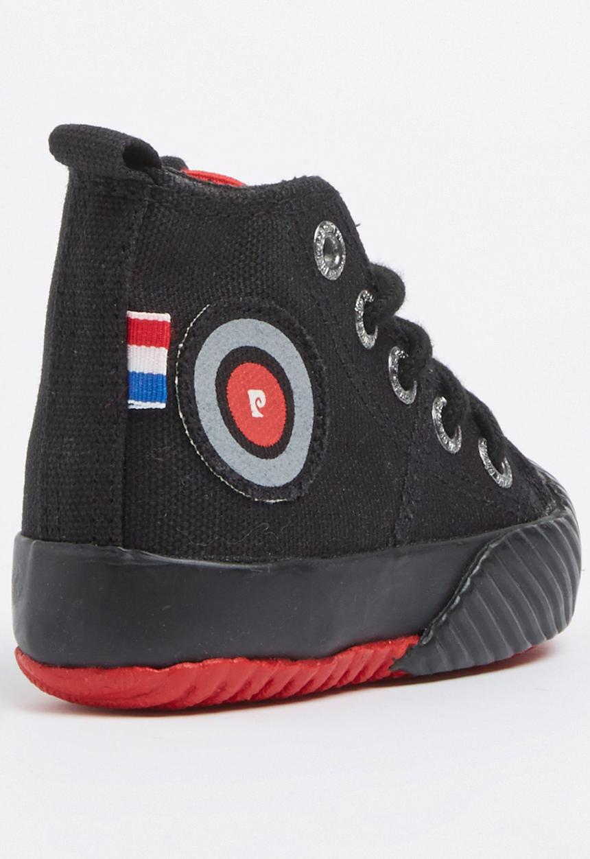 Pierre Cardin - Boys High Top Trainer Black