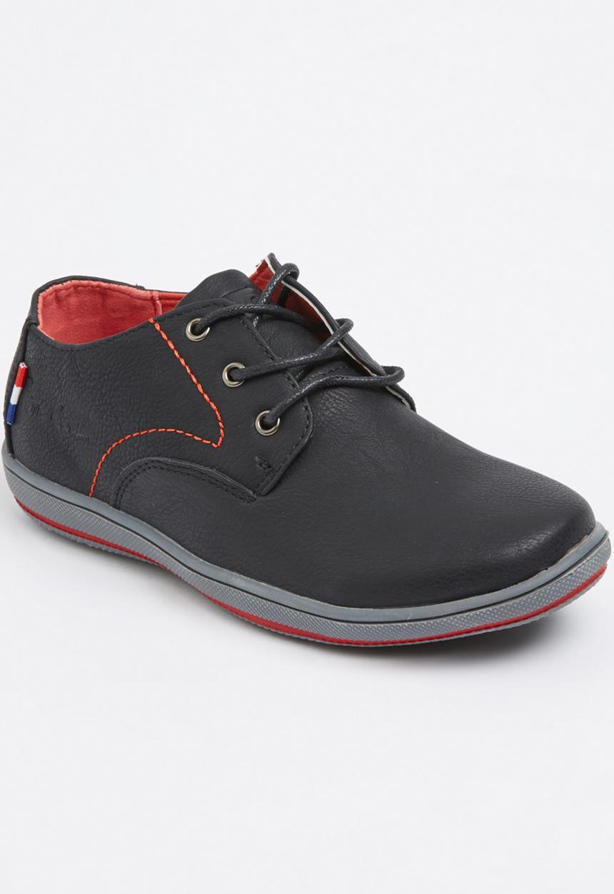 Pierre Cardin - Boys Lace up Shoe Black