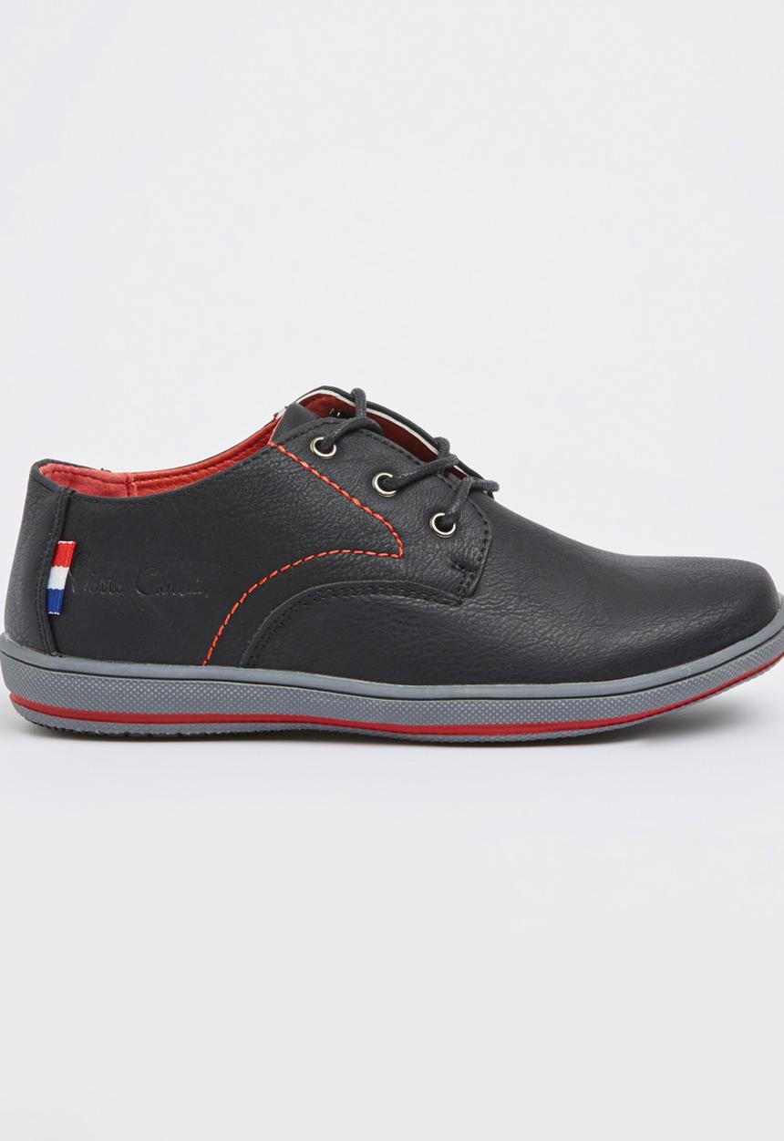 Pierre Cardin - Boys Lace up Shoe Black