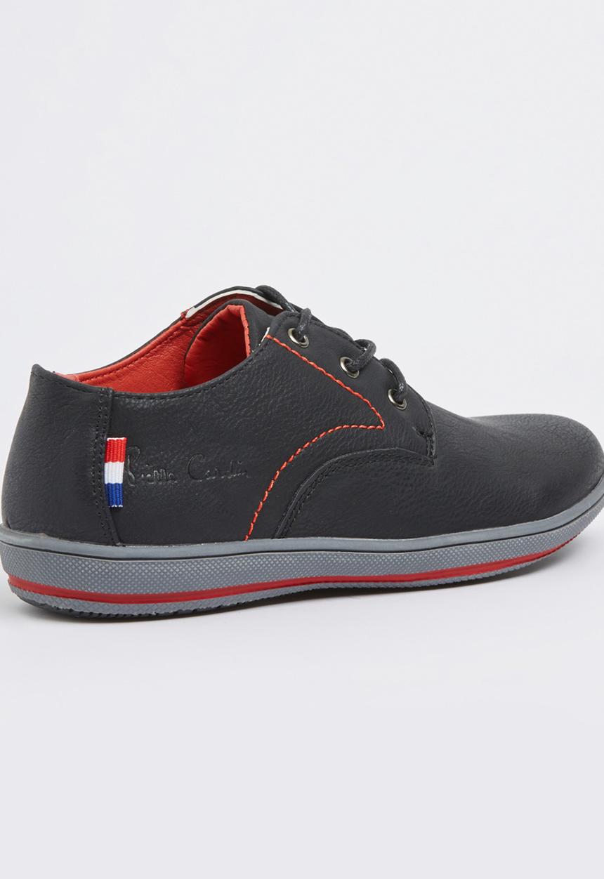 Pierre Cardin - Boys Lace up Shoe Black