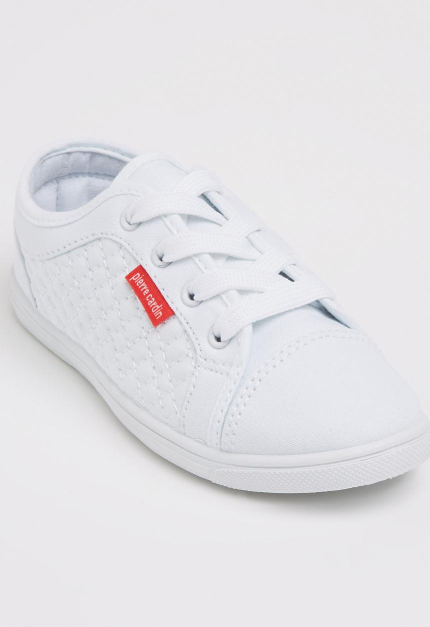 Pierre Cardin - Boys Lace up Trainer White