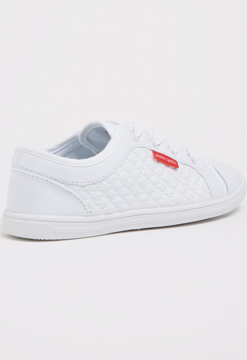 Pierre Cardin - Boys Lace up Trainer White