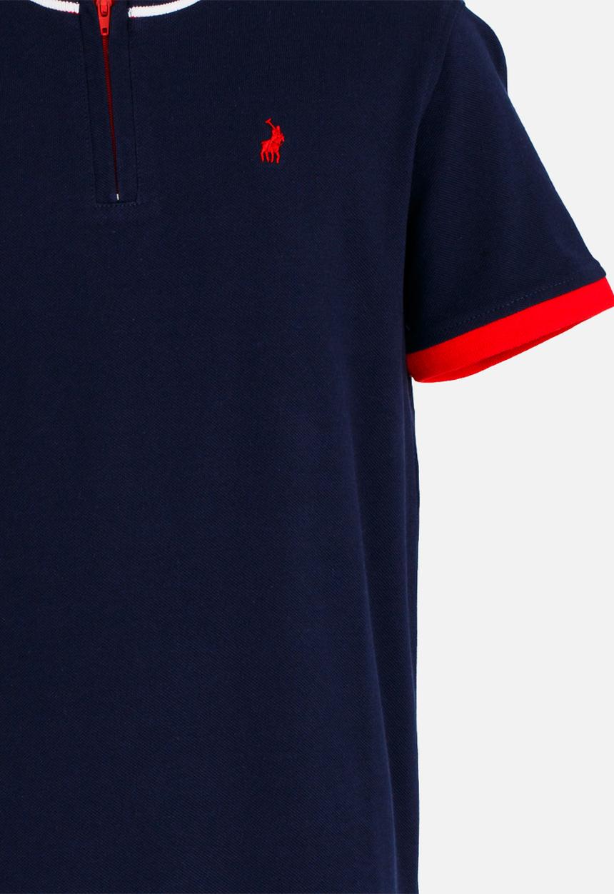 POLO - Craig Quarter Zip Golfer Navy