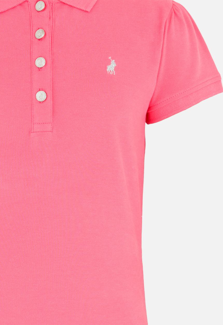 POLO - Nina SS Golfer Mid Pink
