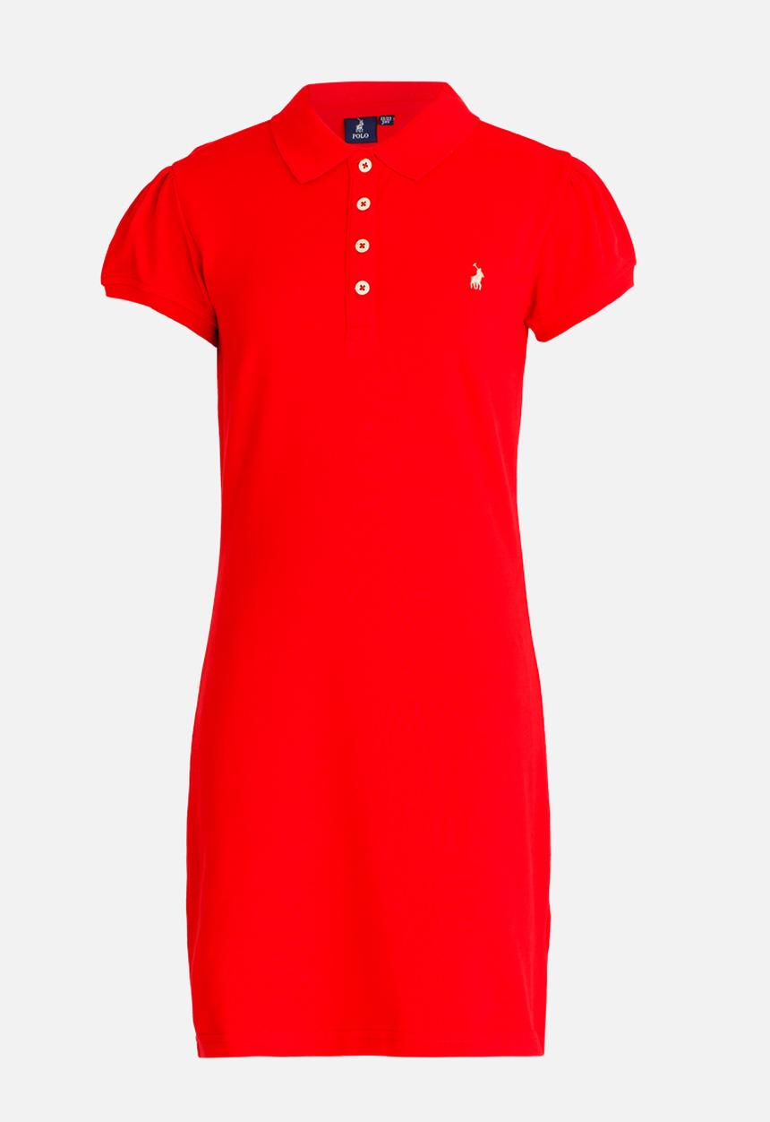 POLO - Dakota Golfer Dress Red