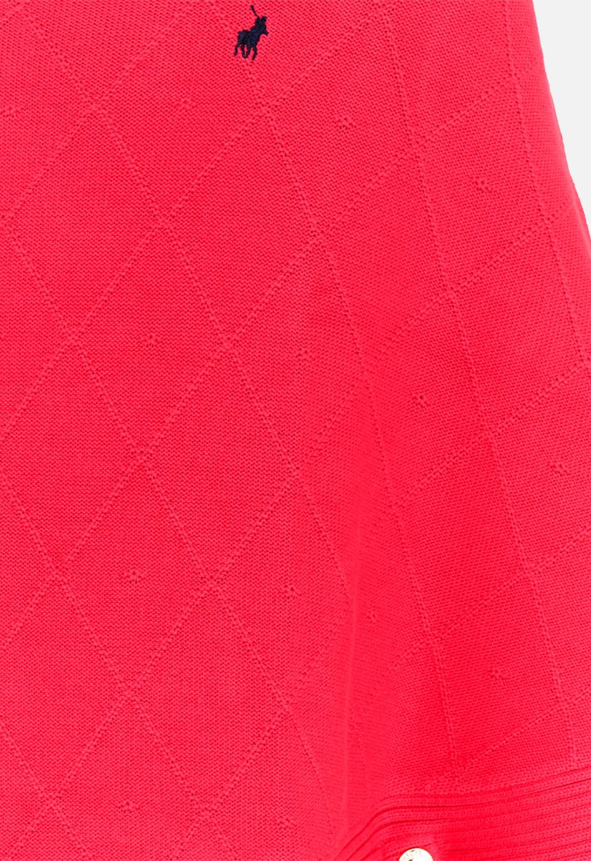 POLO - Isabella Jacquard Poncho Coral