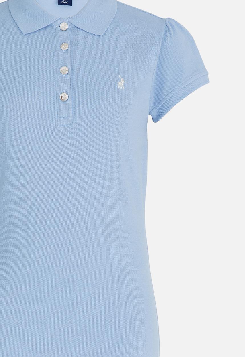 POLO - Dakota SS Golfer Dress Mid Blue