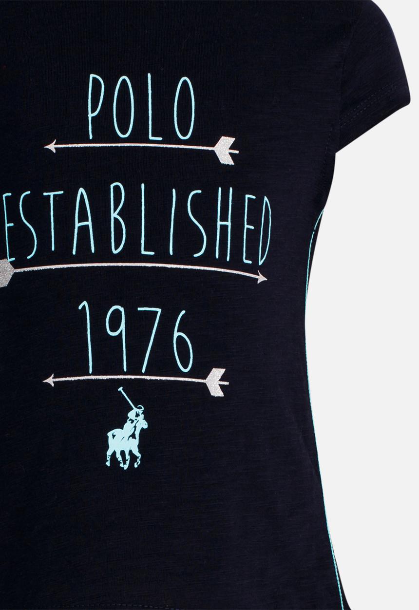 POLO - Jada Printed Tee Navy