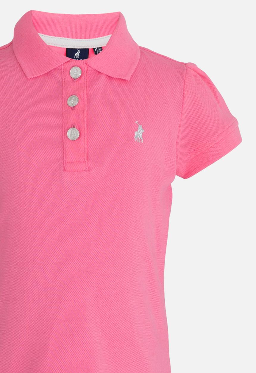 POLO - Nina SS Golfer Mid Pink