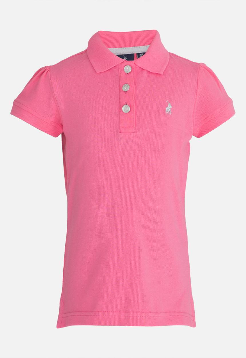 POLO - Nina SS Golfer Mid Pink