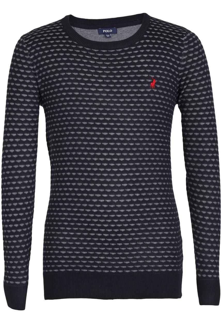POLO - Riverse Pigment Dye Pullove Dark Grey