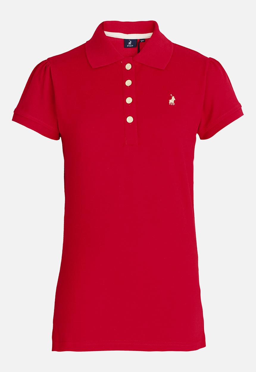 POLO - Nina SS Golfer Red