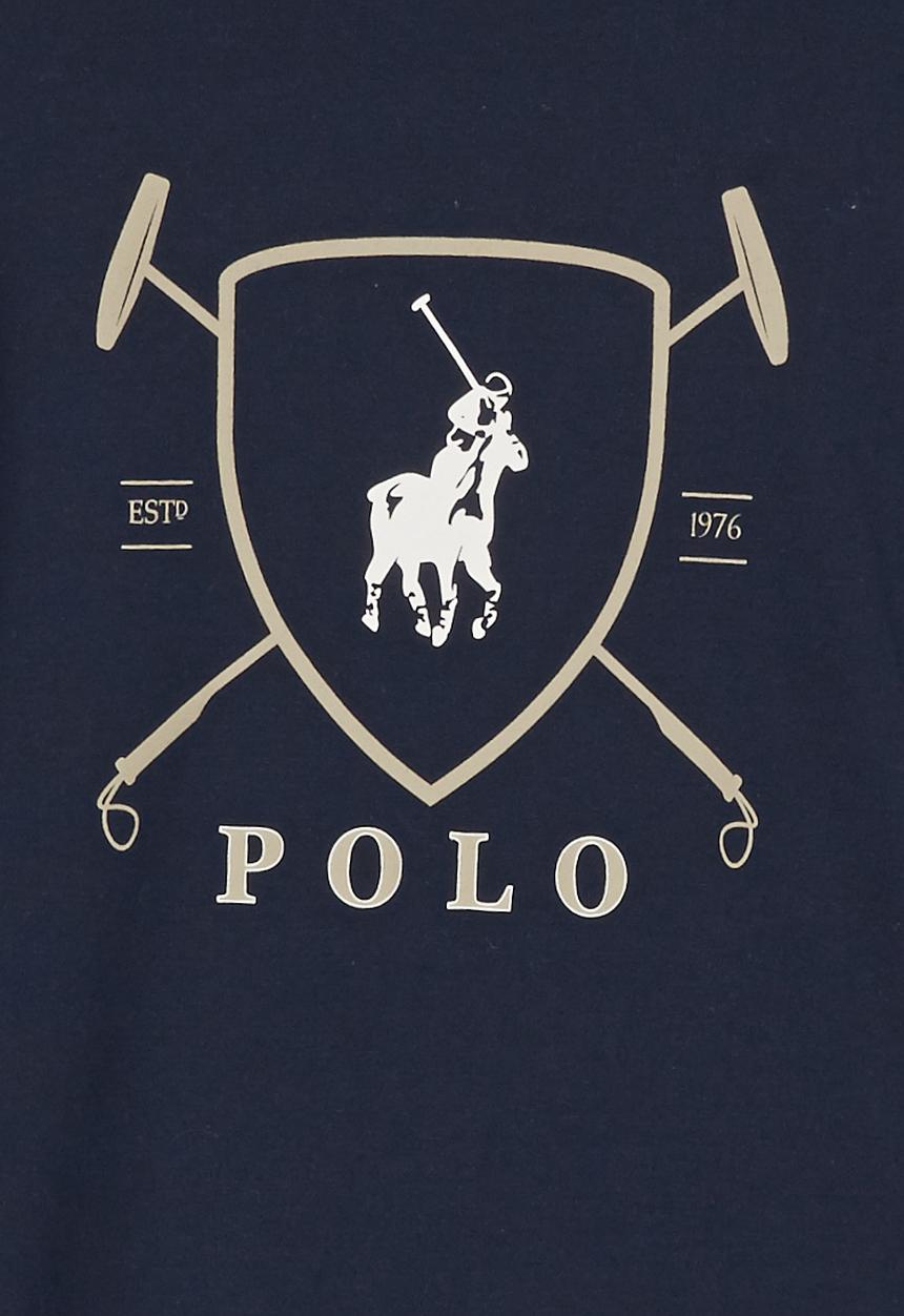 POLO - Classic Ss Crew Neck Tee Navy