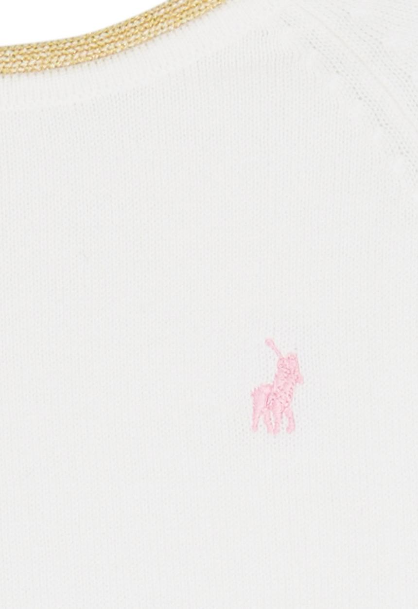 POLO - Ashleigh LS Pullover White