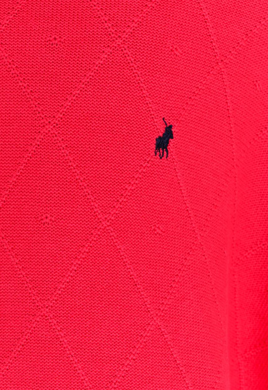 POLO - Isabella Jacquard Poncho Coral