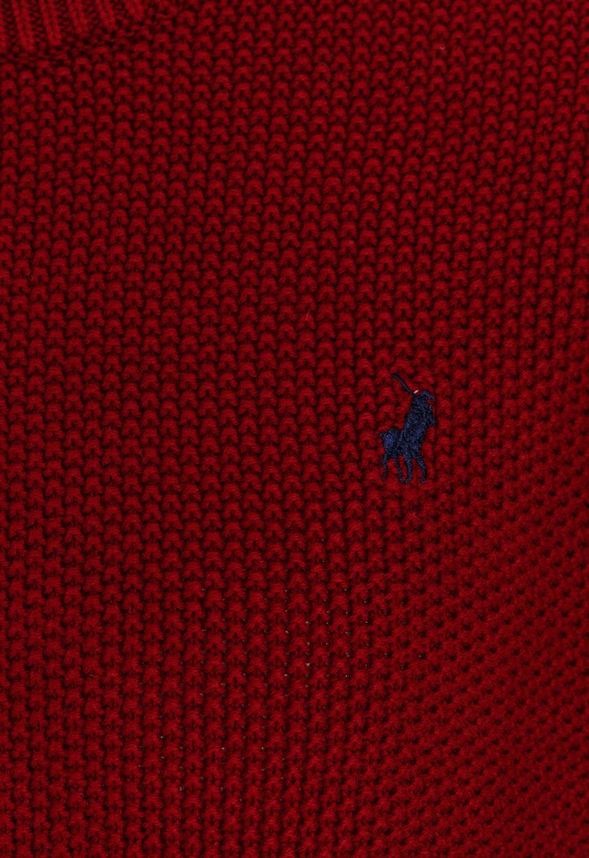 POLO - Nicola LS Knitted Dress Red
