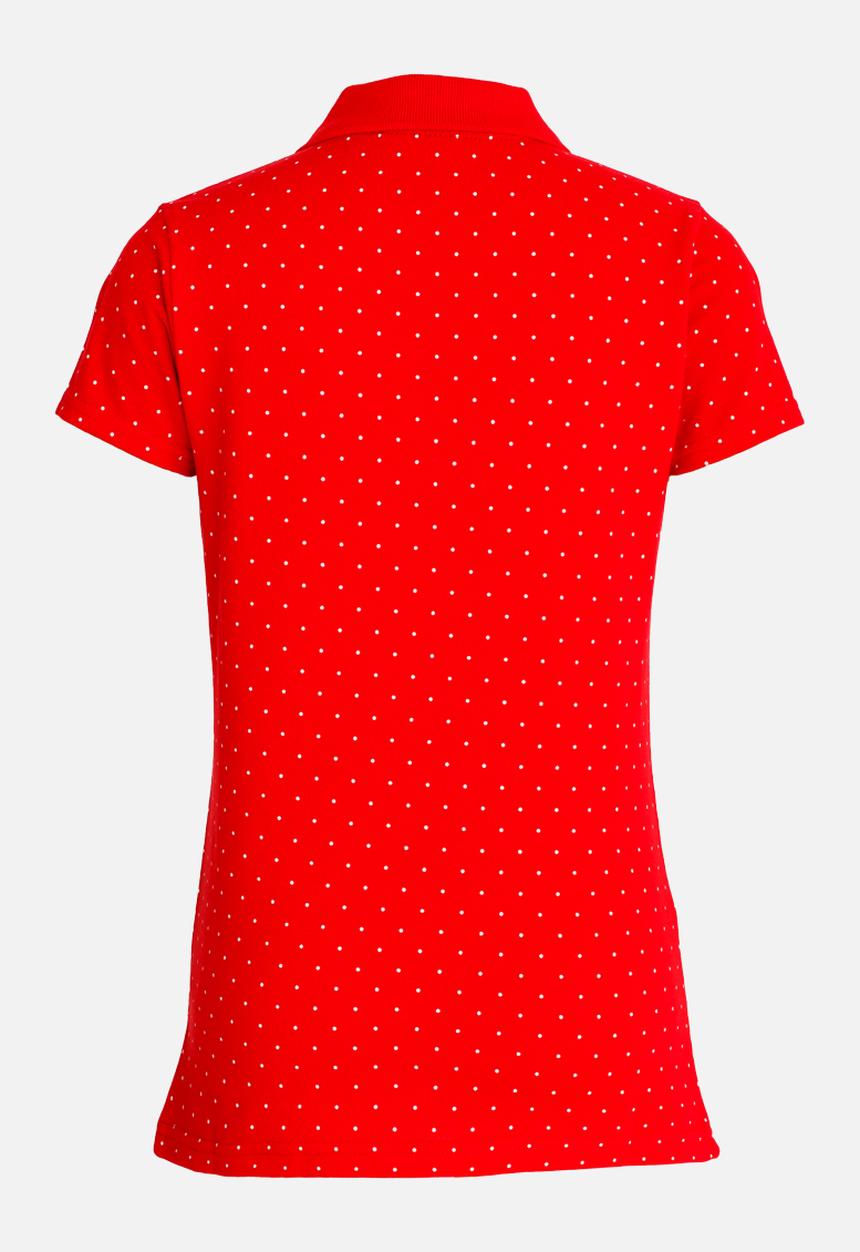 POLO - Zoe Printed Golfer Red