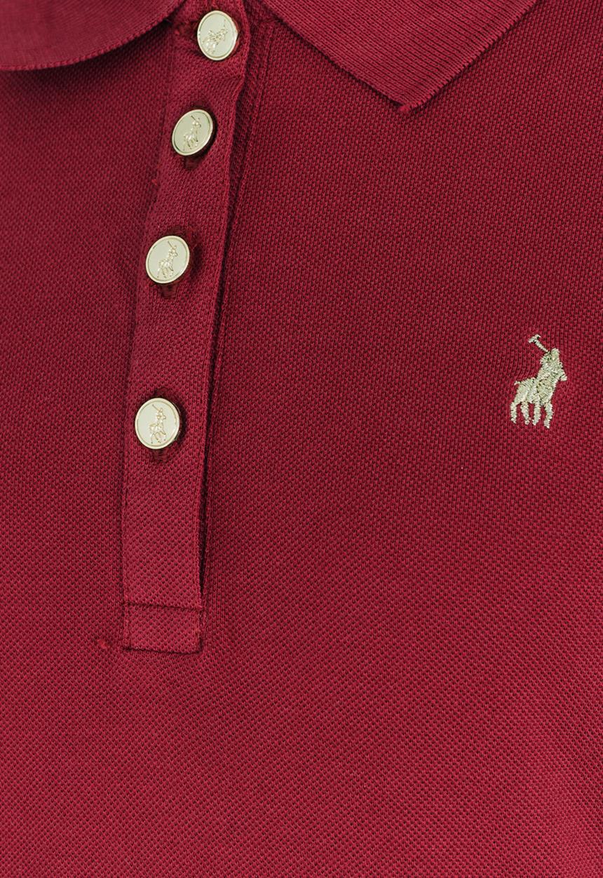 POLO - Dakota SS Golfer Dress Red
