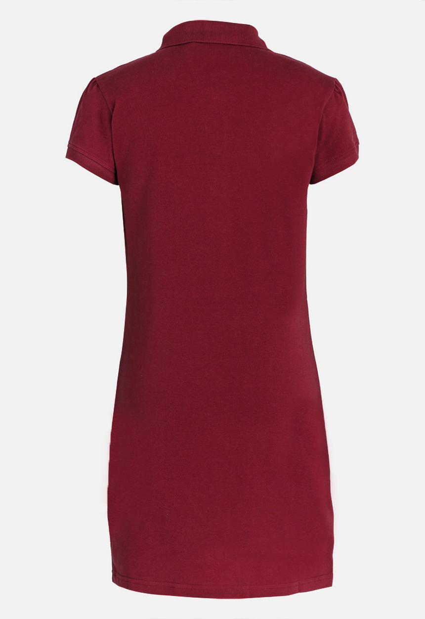 POLO - Dakota SS Golfer Dress Red