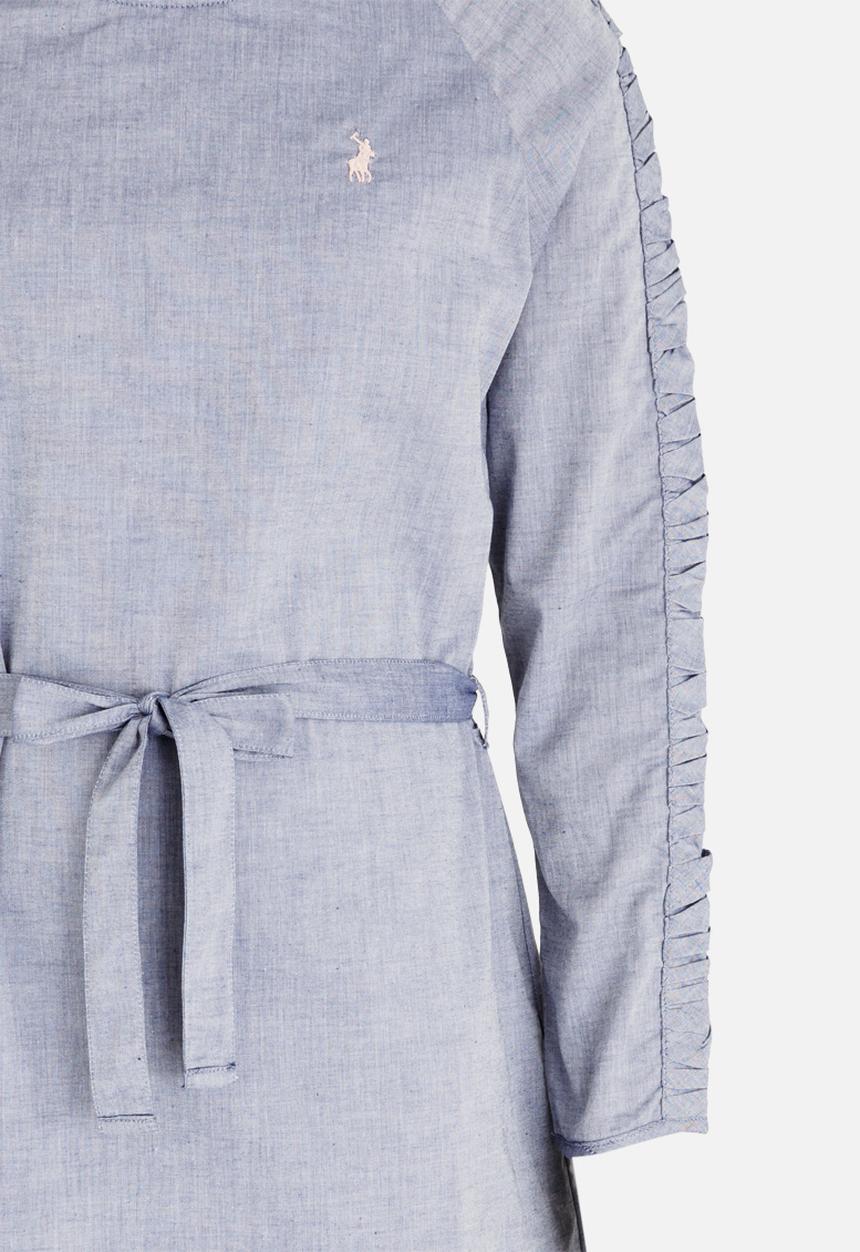 POLO - Emma LS Belted Dress Navy