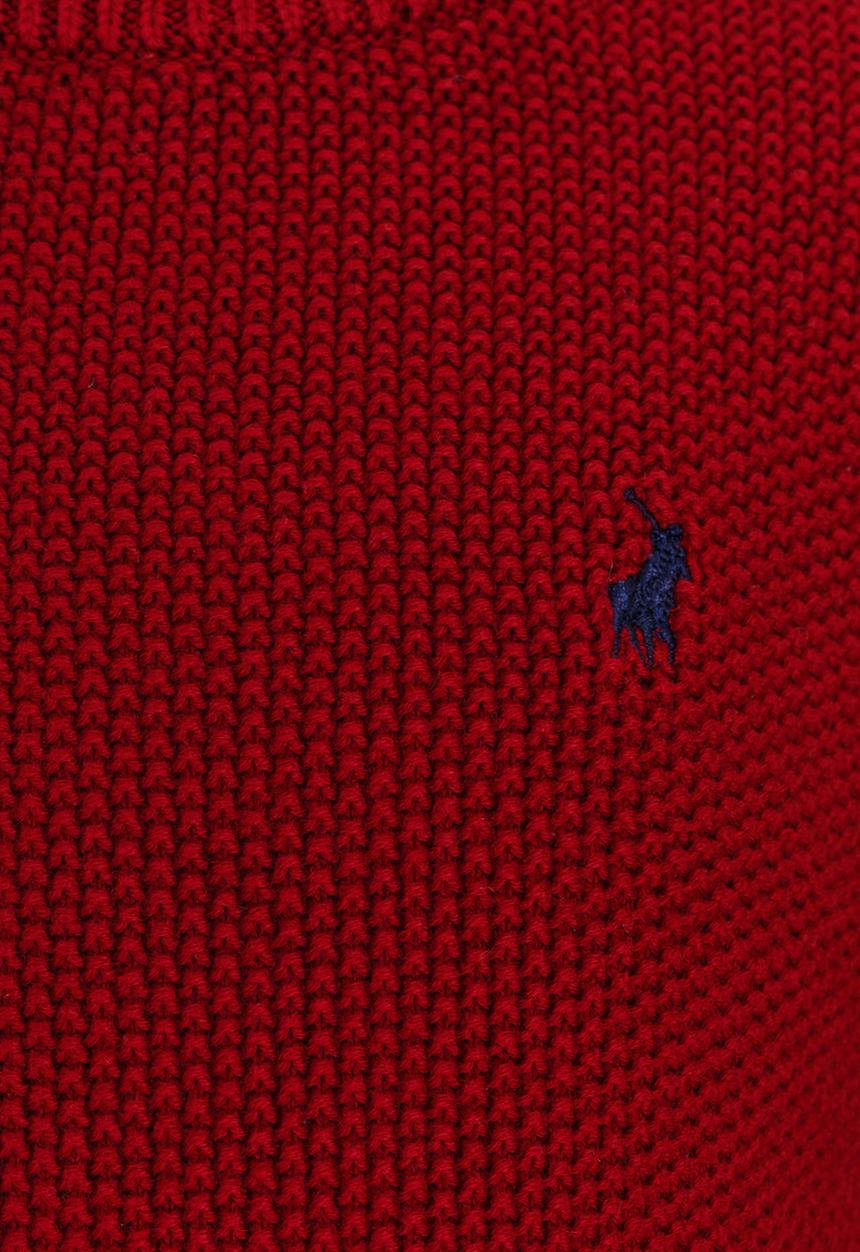POLO - Nicola LS Knitted Dress Red