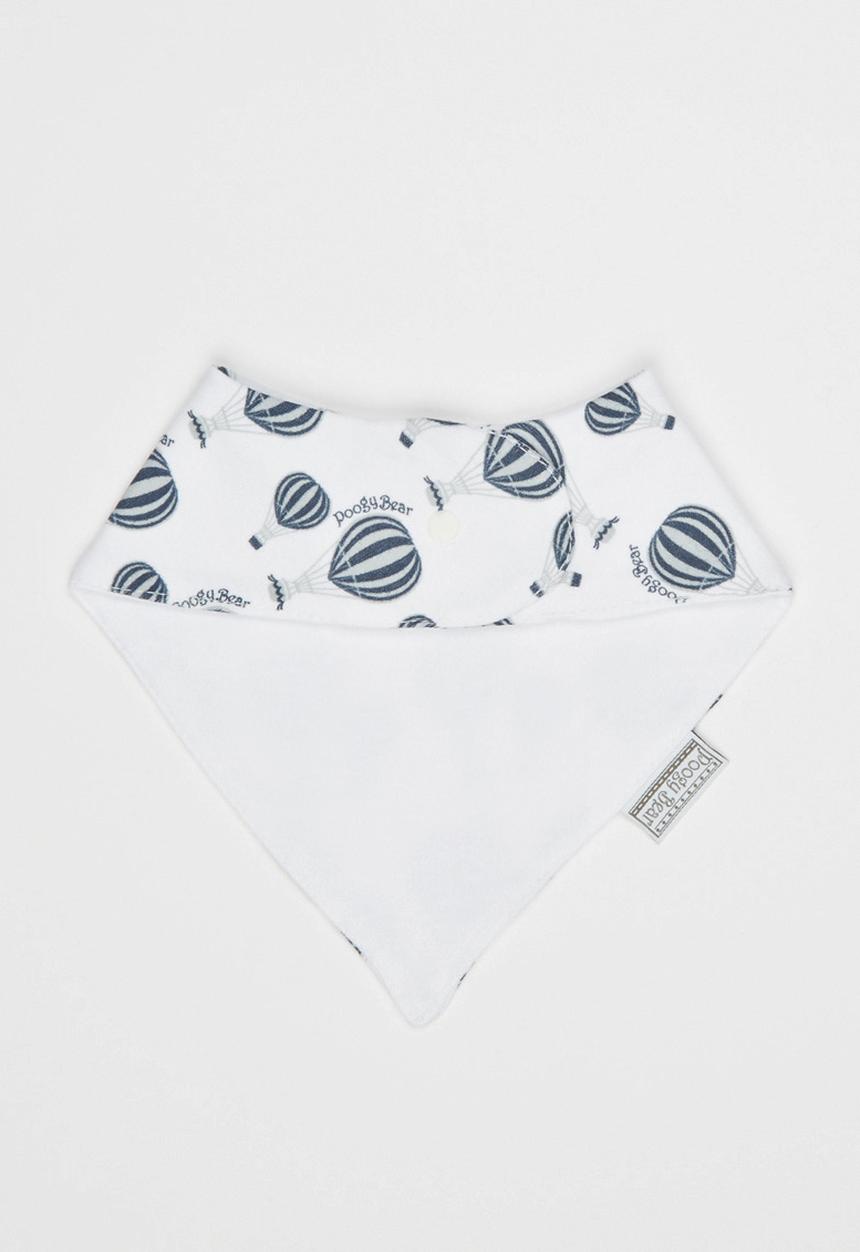 Poogy Bear - Hot Air Balloon Bib Navy