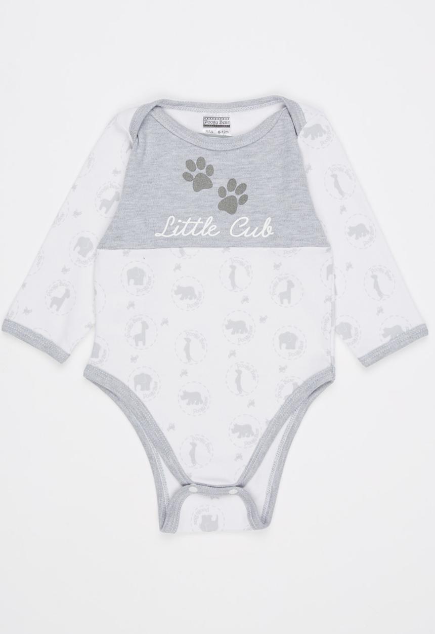Poogy Bear - Safari Little Cub Bodyvest Grey