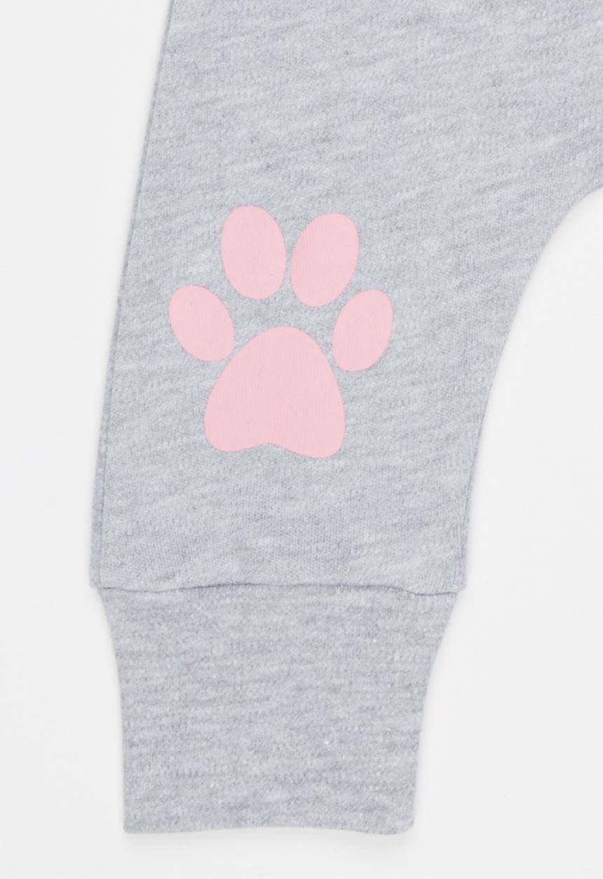 Poogy Bear - Safari Little Cub Leggings Mid Grey