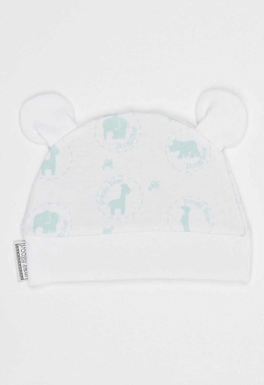 Poogy Bear - Safari Ears Beanie Aqua