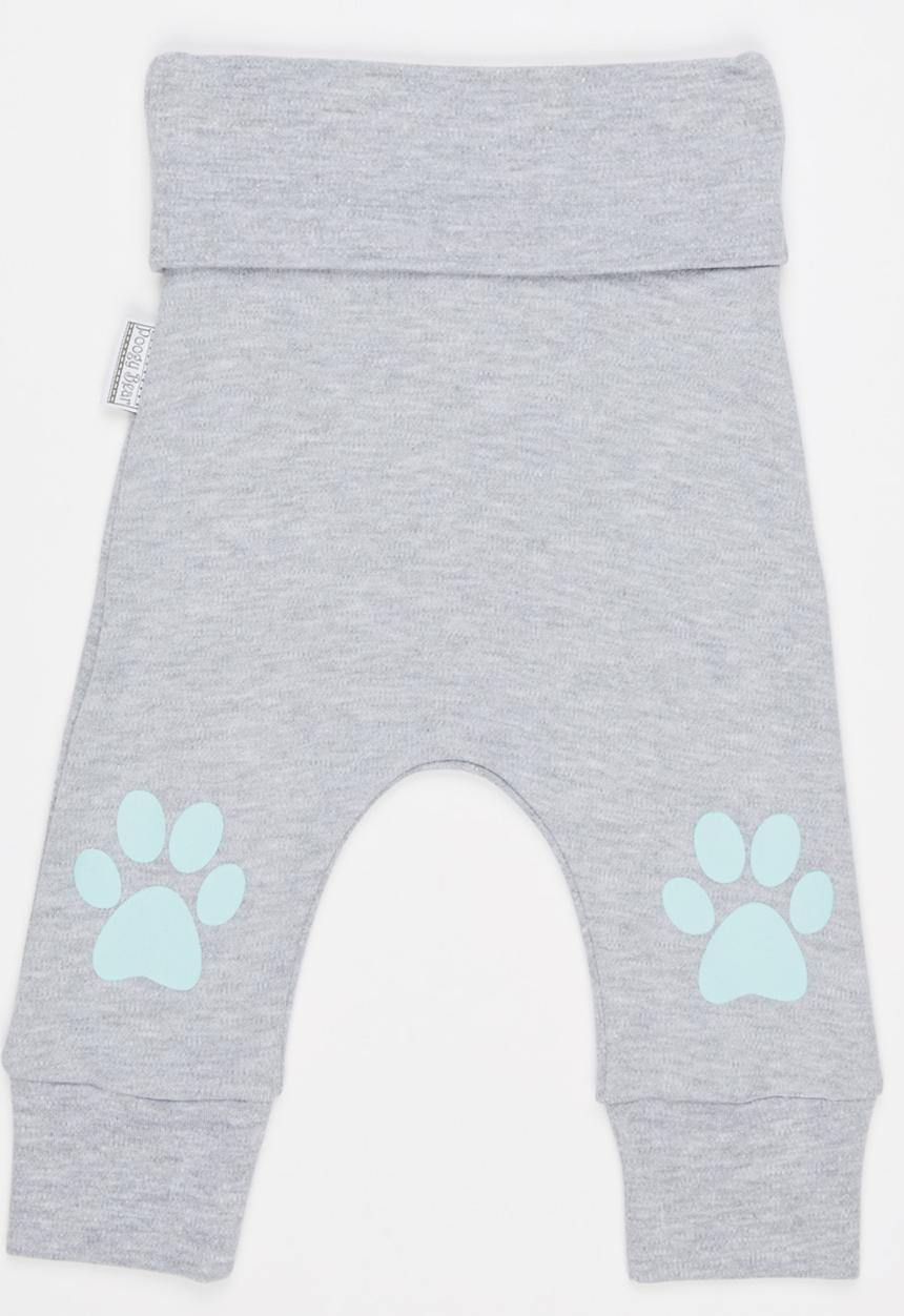 Poogy Bear - Safari Little Cub Leggings Grey Melange
