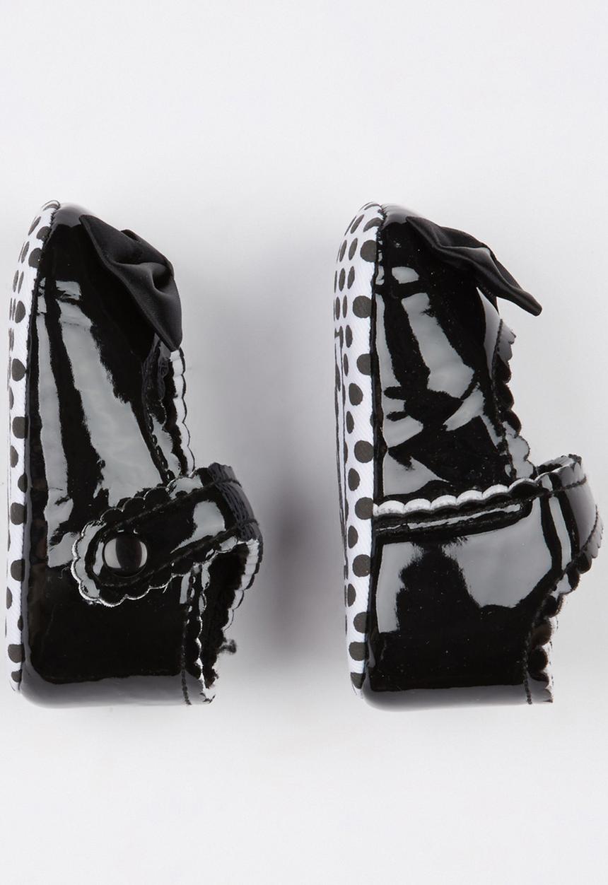 Pop Candy - Mary Jane Shoes With Bows Black