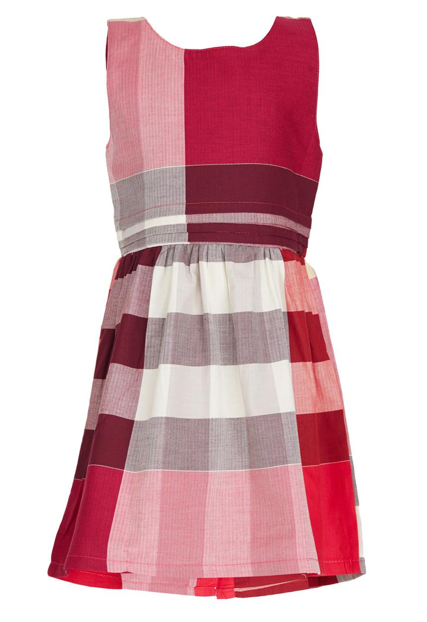 Pop Candy - Check Dress Mid Pink
