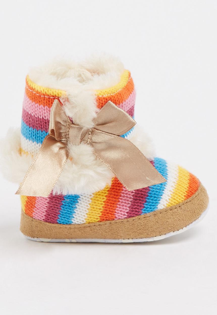 Pop Candy - Striped Boot Multi-colour