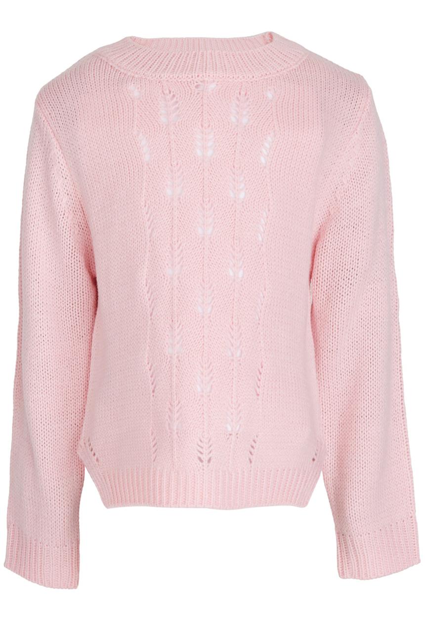 Pop Candy - Pointelle Jumper Pale Pink