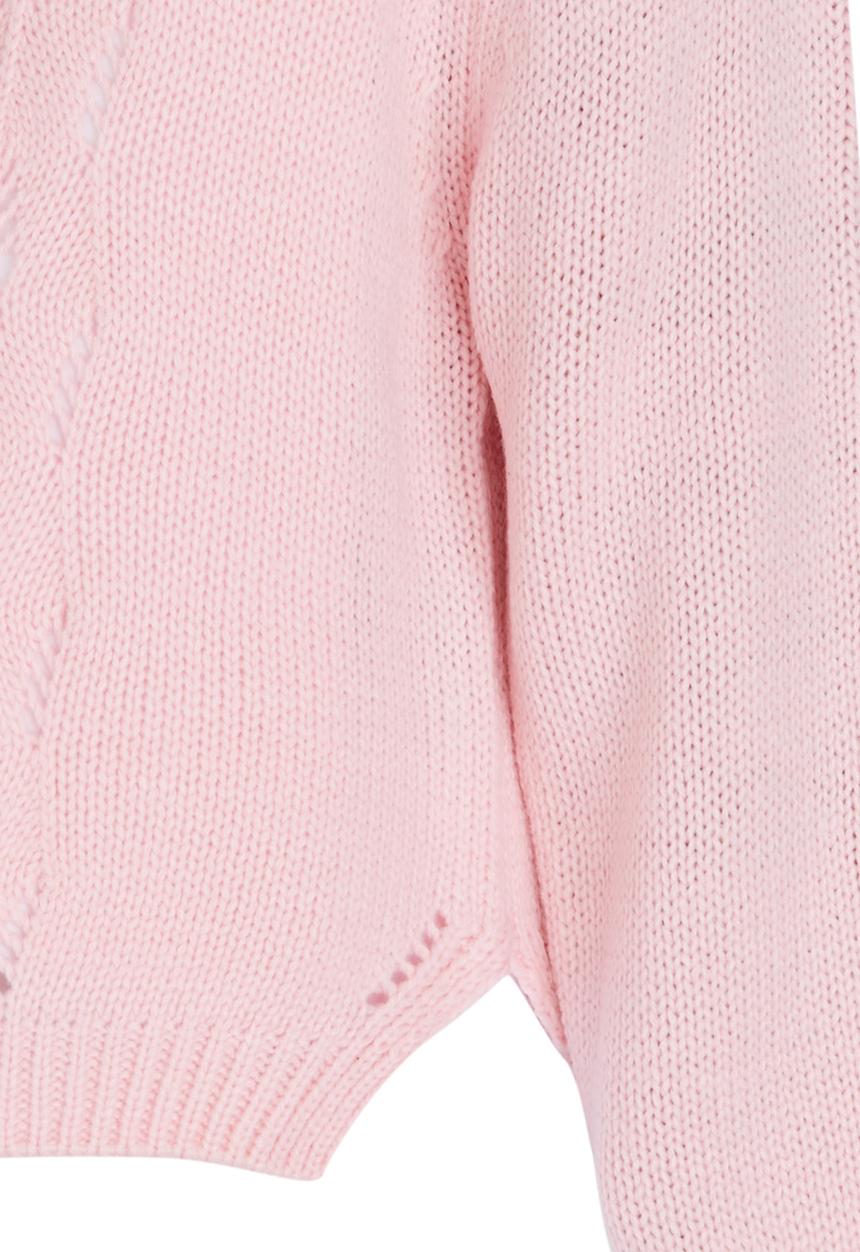 Pop Candy - Pointelle Jumper Pale Pink