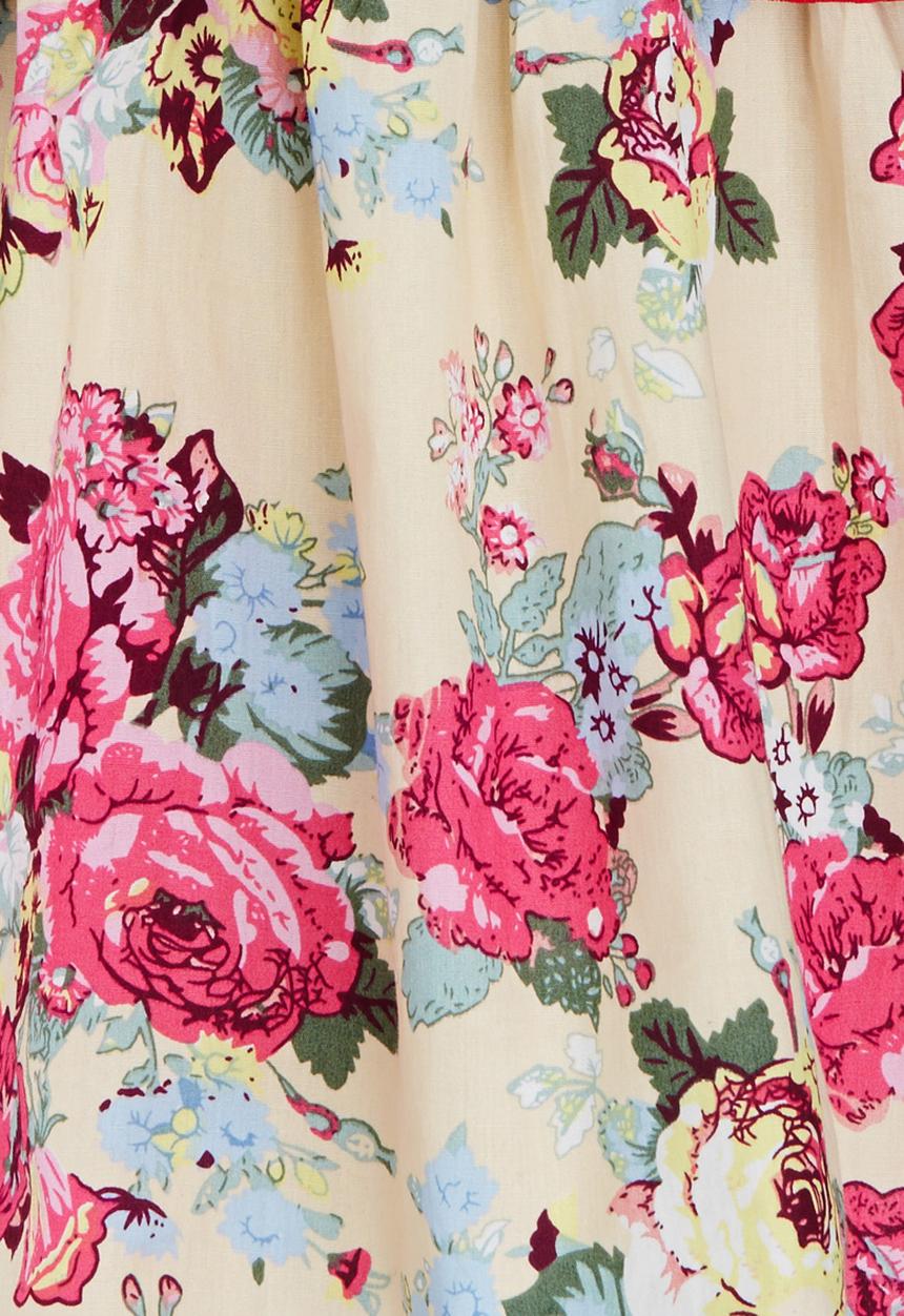 Pop Candy - Floral dress Cream