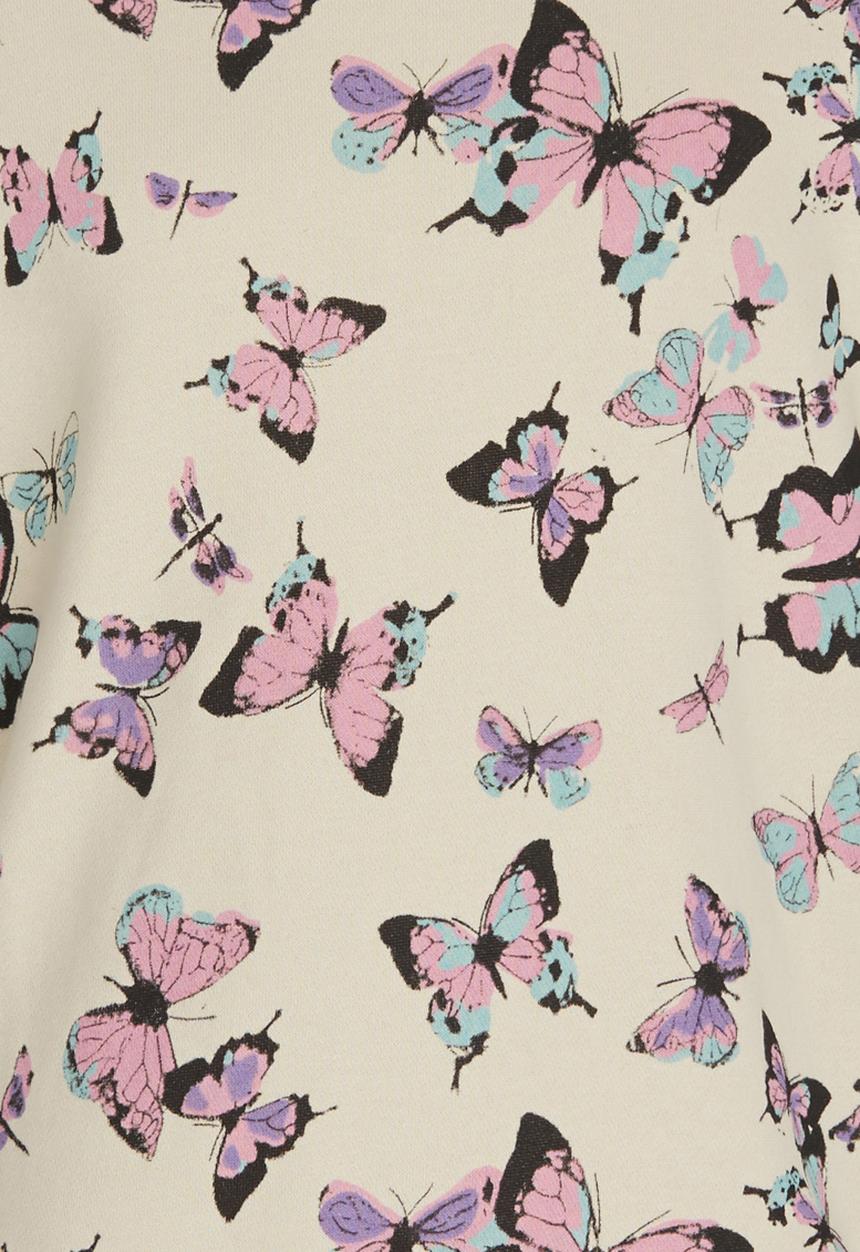 Pop Candy - Printed Butterfly Sweater Multi-colour