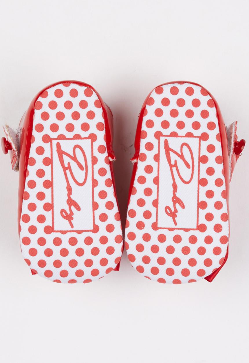 Pop Candy - Mary Jane Shoes With Bows Red