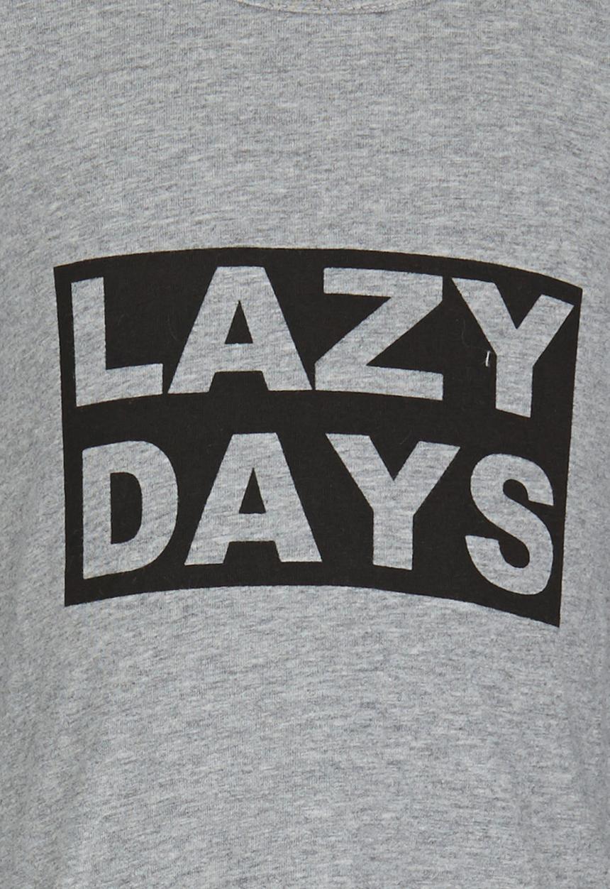 Pop Candy - Printed L/S Tee Grey