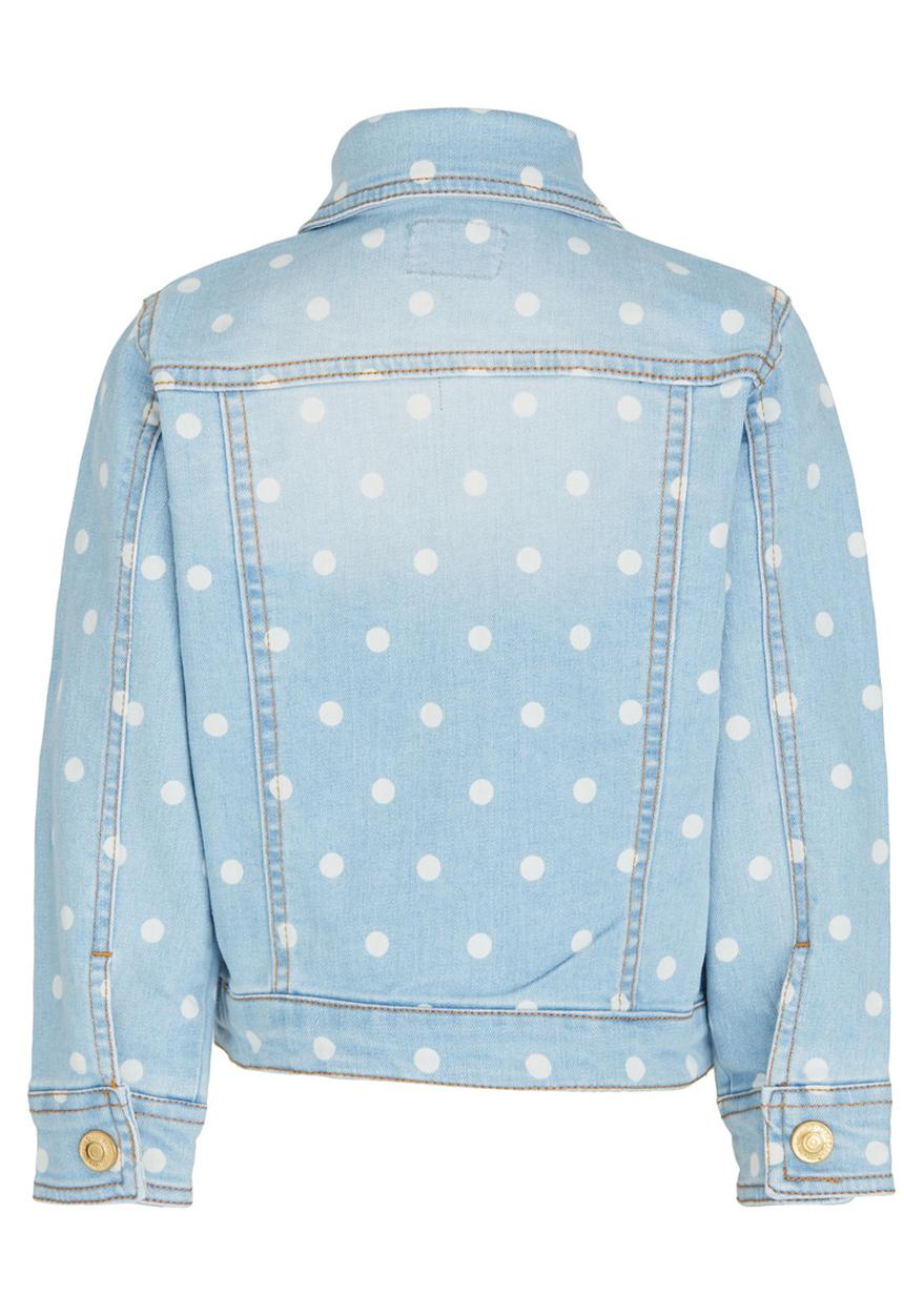 Pop Candy - Girls Denim Jacket Pale Blue