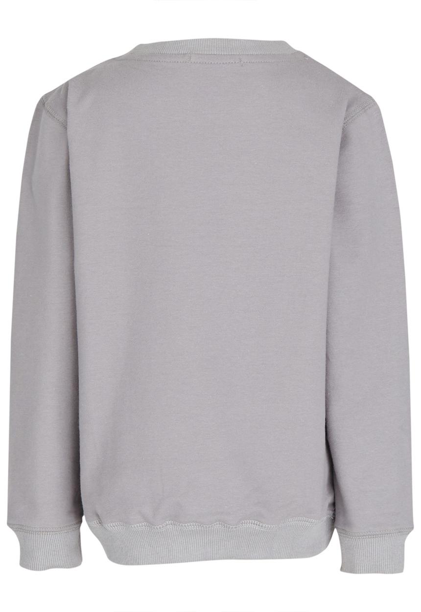 Pop Candy - Car Printed Sweater Grey